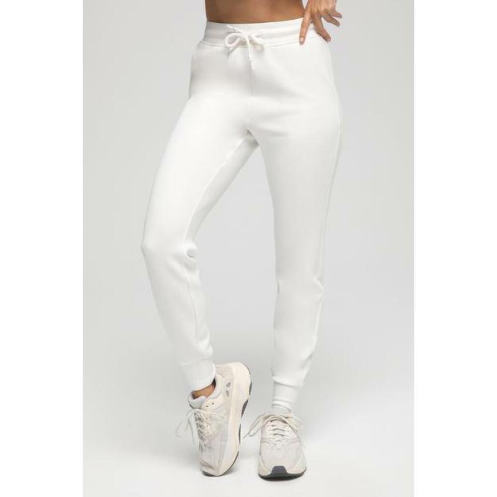 Good American Scuba Jogger Sweatpants In Ivory Size 2